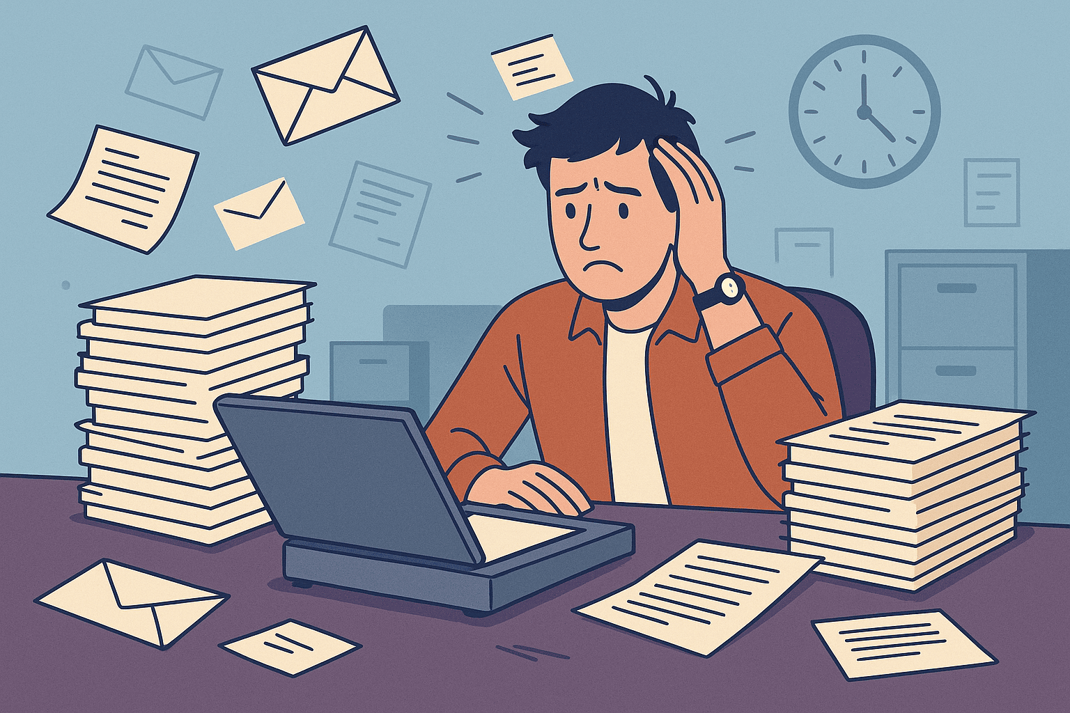 Dagelijkse inkomende post scannen kost veel tijd